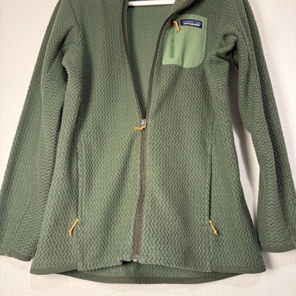 Patagonia R1 Air Full-Zip Hoody Torrey Pine Green Women's Size Medium - Picture 4 of 9
